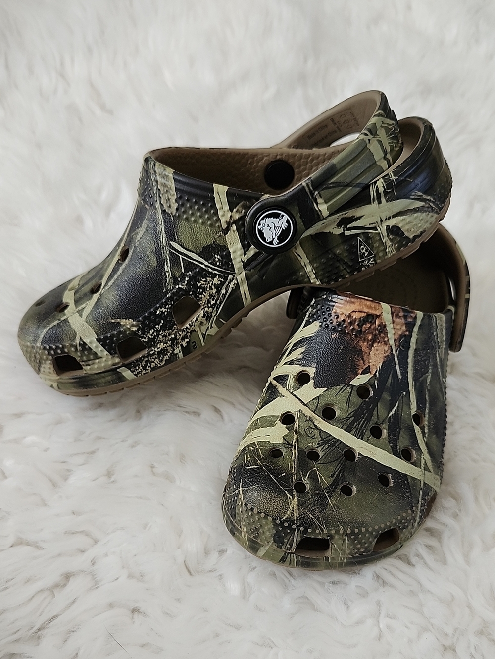 Crocs Kids Realtree Camo Clogs